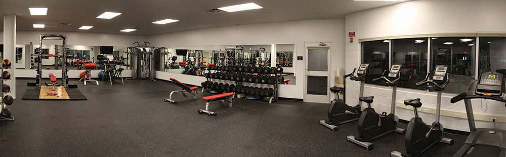 South Kent School workout room