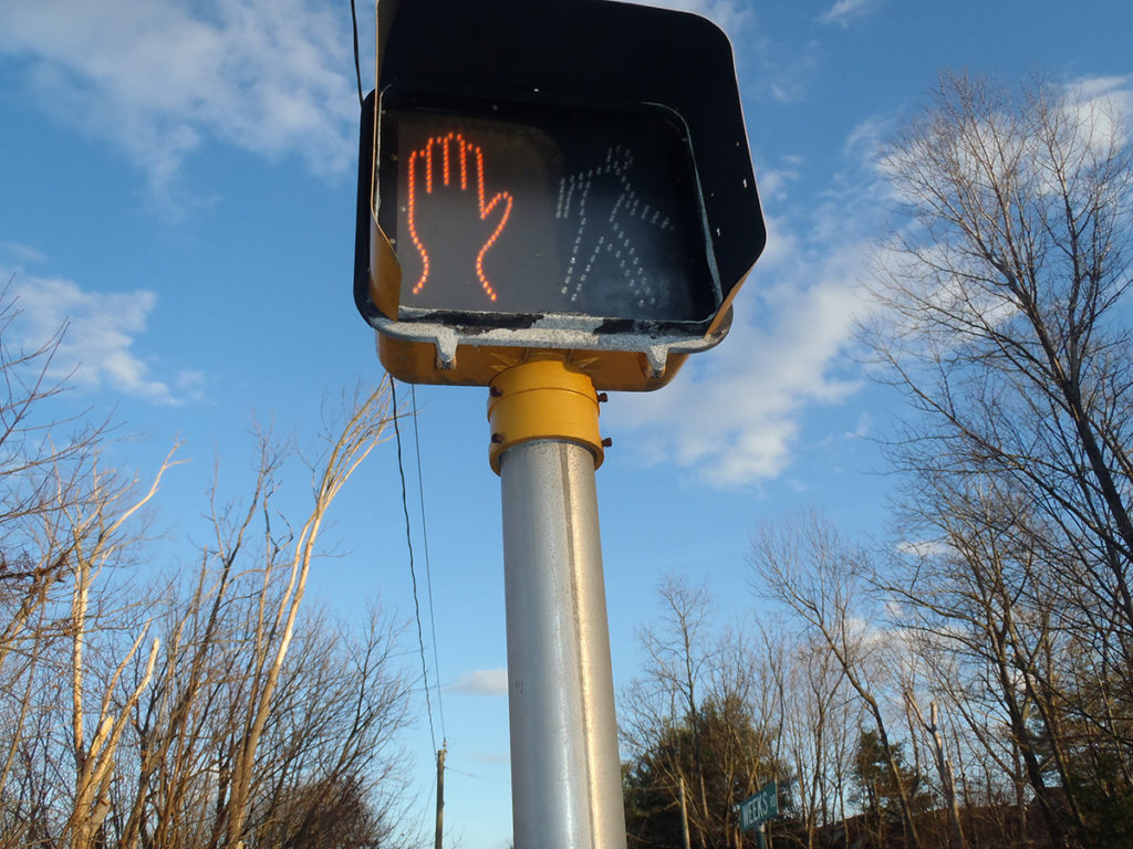 Crosswalk traffic signal